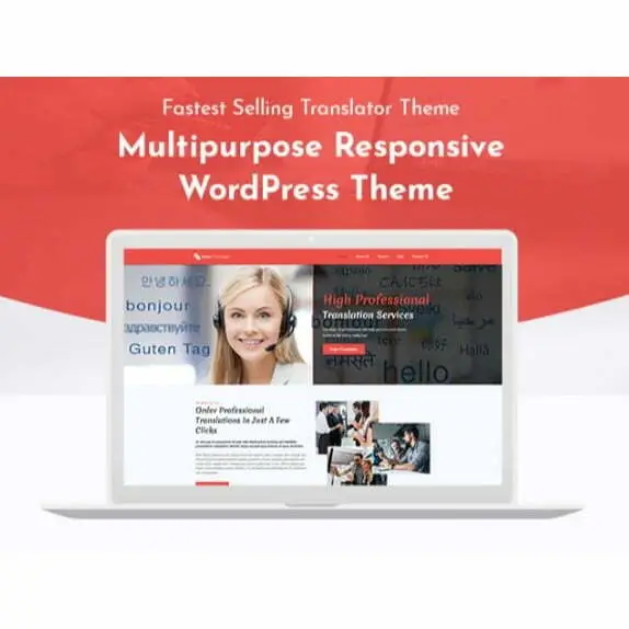 Translation Agency – WordPress Theme