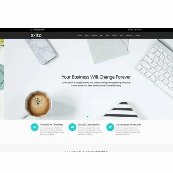 Exito – HTML Template